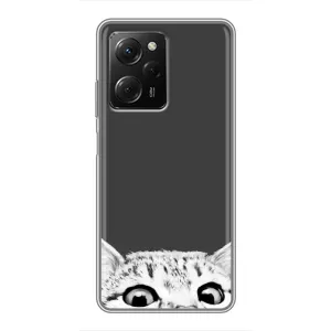 Чохол на Сяомі POCO X5 Pro (5G) з Котиками (VPrint) (Виглядає котик)