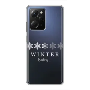 Зимні Чохли для Сяомі POCO X5 Pro (5G) - прозорий фон (Winter loading)
