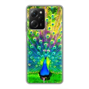 Чохол з пташками на Xiaomi POCO X5 Pro (5G) (VPrint) (Яскравий Павлин)