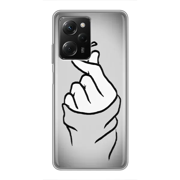 Чохол з принтом «Значок Love» для Xiaomi POCO X5 Pro (5G)