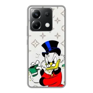 Чехлы для Xiaomi POCO X6 5G - Скрудж МакДак Louis Vuitton (PREMIUMPrint) (Баксы Скрудж)