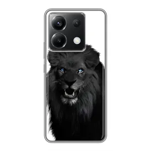 Чохли з картинкою животних Xiaomi POCO X6 5G (Чорний ЛЕВ)