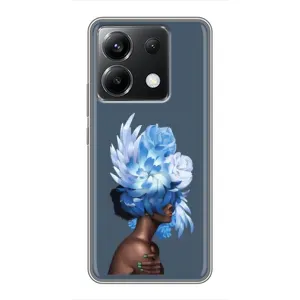 Чехлы (ART) Цветы на Xiaomi POCO X6 5G (VPrint) (Цветы на голове)