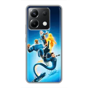 Чехол с принтом Фантастическая четверка для Xiaomi POCO X6 5G (Герои Фантастическая Четверка)