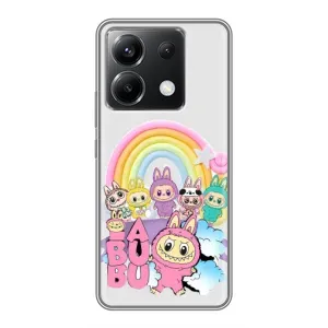Чохол з Лабубу на Xiaomi POCO X6 5G (Фон Лабубу)