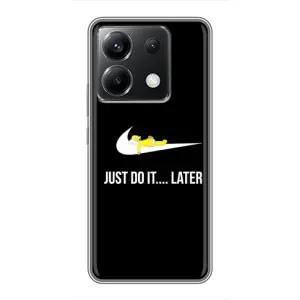 Чехол с Симпсонами для Xiaomi POCO X6 5G (VPrint) (Гомер Later)