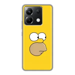 Чехол с Симпсонами для Xiaomi POCO X6 5G (VPrint) (Гомер)
