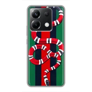 Чехлы ГУЧЧИ для ПОКО Х6 5G (AlphaPrint) (Gucci змия)
