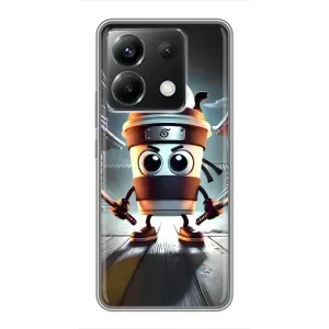 Чохол з мемом Тралалело тралала на Xiaomi POCO X6 5G (Капучіно асасіно)