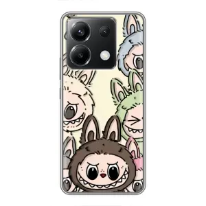 Чохол з Лабубу на Xiaomi POCO X6 5G (Золота мавпа Bored Ape)