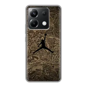 Чехлы для Xiaomi POCO X6 5G - с картинкой JORDAN (AlphaPrint) (Logo Jordan)
