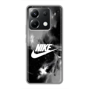 Чехол для Xiaomi POCO X6 5G - с принтом Найк (AlphaPrint) (Лого Найк)
