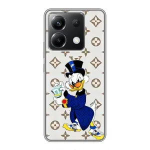 Чехлы для Xiaomi POCO X6 5G - Скрудж МакДак Louis Vuitton (PREMIUMPrint) (Макдак на стиле)