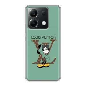 Чохли Луі Вітон для Xiaomi POCO X6 5G (AlphaPrint - LOUIS VUITTON) (Міккі Маус LV)