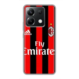 Чехлы для Xiaomi POCO X6 5G (VPrint) - Футбольные клубы (Milan)