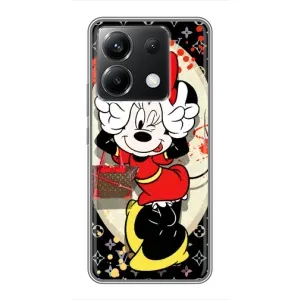 Чехол Disney Mouse Xiaomi POCO X6 5G (PREMIUMPrint) (Минни peace)