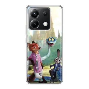 Чехол Зоотрополіс на Xiaomi POCO X6 5G (Герои мультфильма Зверополис)