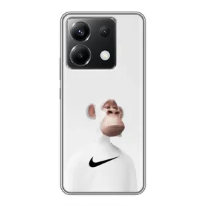 Чехлы с Обезьянами NFT для Xiaomi POCO X6 5G (AlphaPrint) (обезьяна NFT Nike)