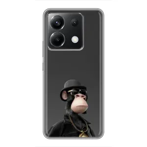 Чехлы с Обезьянами NFT для Xiaomi POCO X6 5G (AlphaPrint) (Обезьяна NFT)