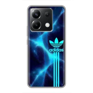 Чехлы Адидас для Xiaomi POCO X6 5G (AlphaPrint) (Синий Адидас)