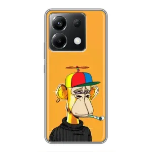 Чехлы с Обезьянами NFT для Xiaomi POCO X6 5G (AlphaPrint) (Скучающая Обезьяна NFT)