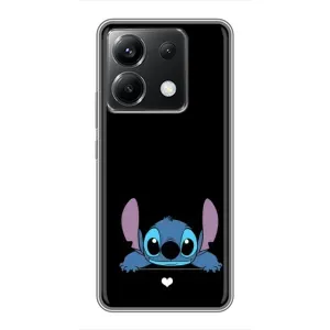 Чехол с принтом Стич на Xiaomi POCO X6 5G (Стич на черном)