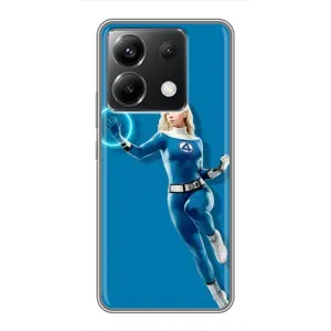 Чехол с принтом Фантастическая четверка для Xiaomi POCO X6 5G (Сью Сторм полет)