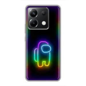 Чехол Амонг Ас для Xiaomi POCO X6 5G (AlphaPrint) (Яркий скин)