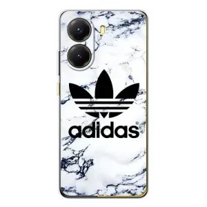 Чехлы Адидас для Xiaomi POCO X7 Pro (AlphaPrint) (Адидас на мраморе)