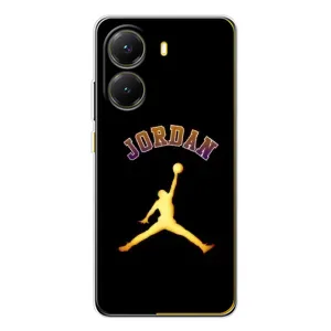 Чехлы для Xiaomi POCO X7 Pro - с картинкой JORDAN (AlphaPrint) (Jordan Gold)