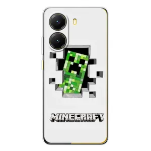 Чохол Майнкрафт на Xiaomi POCO X7 Pro (AlphaPrint) Minecraft (кріпер Майнкрафт)
