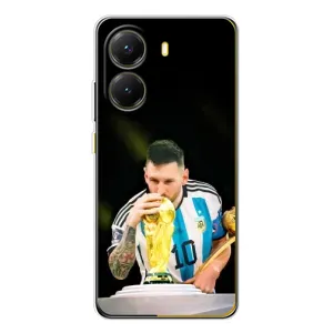 Чехлы для Xiaomi POCO X7 Pro (Leo чемпион) (AlphaPrint) (Кубок Месси)