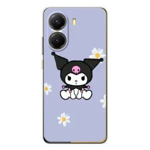 Чохол з кроликом Куромі на Xiaomi POCO X7 Pro (Куромі в квітах)