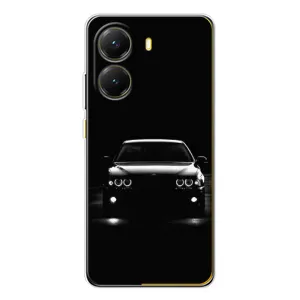 Чехол для Поко Х7 Про - с принтом БМВ (AlphaPrint) (Машина BMW)