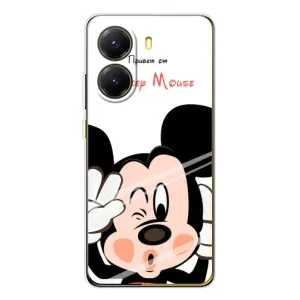 Эксклюзивный чехол для Xiaomi POCO X7 Pro (AlphaPrint - Мультяшные) (Маус Микки)