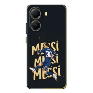 Чехлы для Xiaomi POCO X7 Pro (Leo чемпион) (AlphaPrint) (Messi ПСЖ)