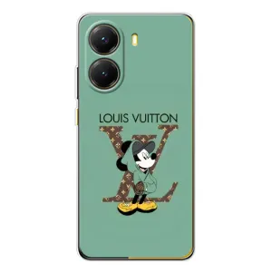 Чехлы Луи Витон для Xiaomi POCO X7 Pro (AlphaPrint - LOUIS VUITTON) (Микки Маус LV)