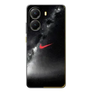 Чехол для Xiaomi POCO X7 Pro - с принтом Найк (AlphaPrint) (Найк красный)