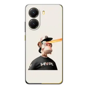 Чехлы с Обезьянами NFT для Xiaomi POCO X7 Pro (AlphaPrint) (обезьяна NFT в очках)