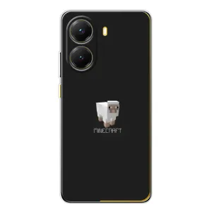 Чохол Майнкрафт на Xiaomi POCO X7 Pro (AlphaPrint) Minecraft (Овечка Майнкрафт)