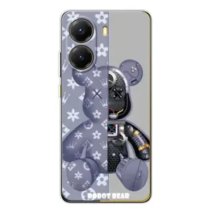 Крутые Чехлы Луи Виттон для Xiaomi POCO X7 Pro (AlphaPrint) (Робот Мишка)