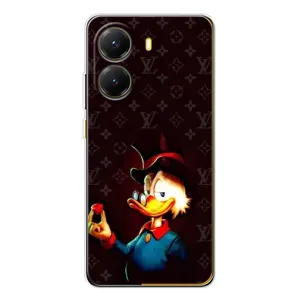 Чехлы для Xiaomi POCO X7 Pro - Скрудж МакДак Louis Vuitton (PREMIUMPrint) (Скрудж с бриллиантом)
