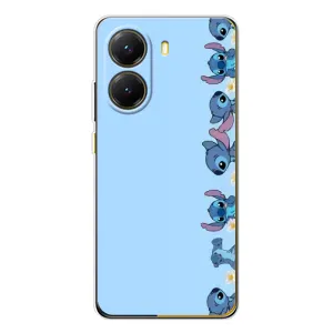 Чехол с принтом Стич на Xiaomi POCO X7 Pro (Стич фон)