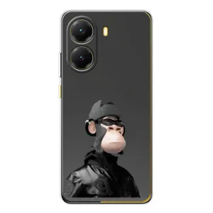 Чехлы с Обезьянами NFT для Xiaomi POCO X7 Pro (AlphaPrint) (стильная обезьяна NFT)