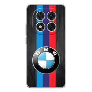 Чехол для Поко Х7 - с принтом БМВ (AlphaPrint) (Лого BMW)