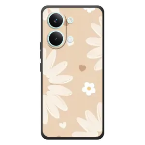 Чехол с цветочным принтом на :.Xiaomi Poco X8 Pro Max
(Бежевые цветы)