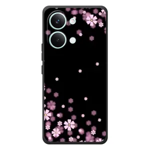 Чехол для :.Xiaomi Poco X8 Pro Max - с принтом (Дизайнерские) (AlphaPrint) (Цветочки маленькие)