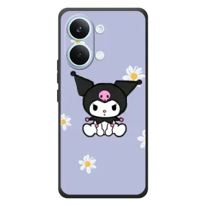 Чехол с кроликом Куроми на Xiaomi Poco X8 Pro Max (Куроми в цветах)