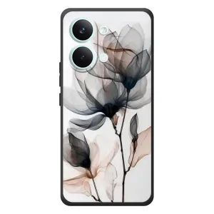 Чехол с цветочным принтом на :.Xiaomi Poco X8 Pro Max
(Цветы на белом)