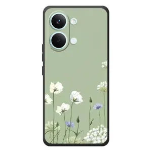 Чехол с цветочным принтом на :.Xiaomi Poco X8 Pro Max
(Цветы на зеленом)